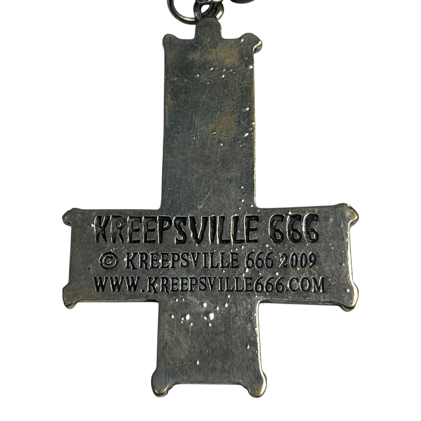 【KREEPSVILLE666】逆十字ロザリオ風ネックレス