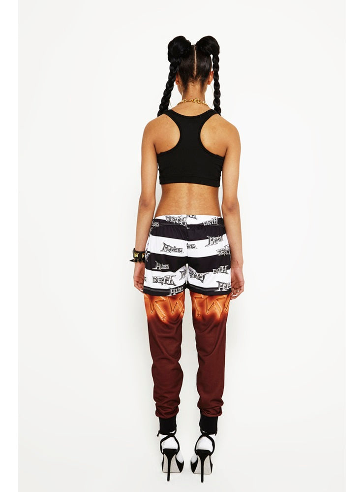 GIRLY PRISION SWEATPANTS*裏フリース切替スウェットパンツ
