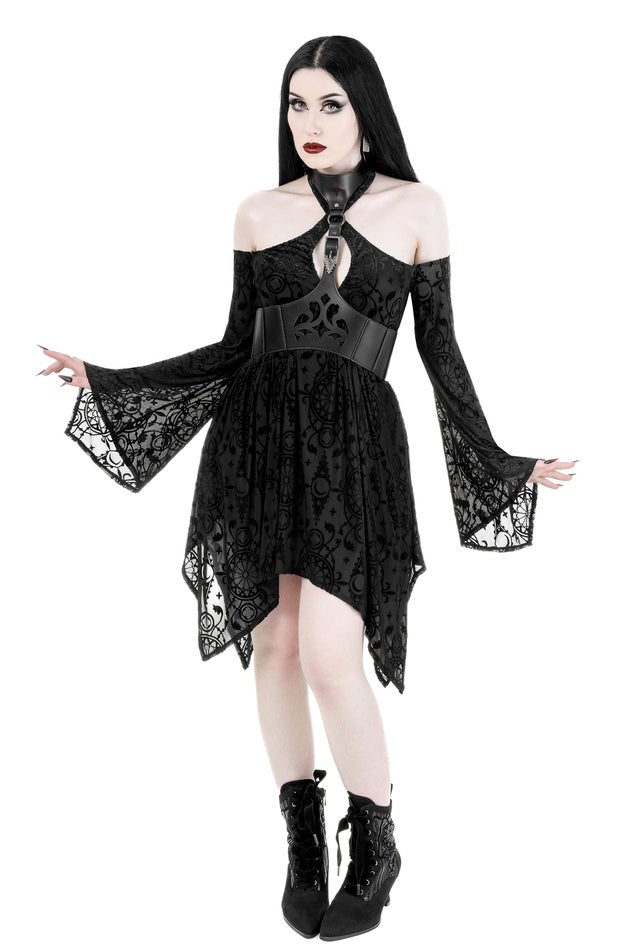 【RESTYLE】ドレス*ARMAROS BURNOUT MINI DRESS【取寄】