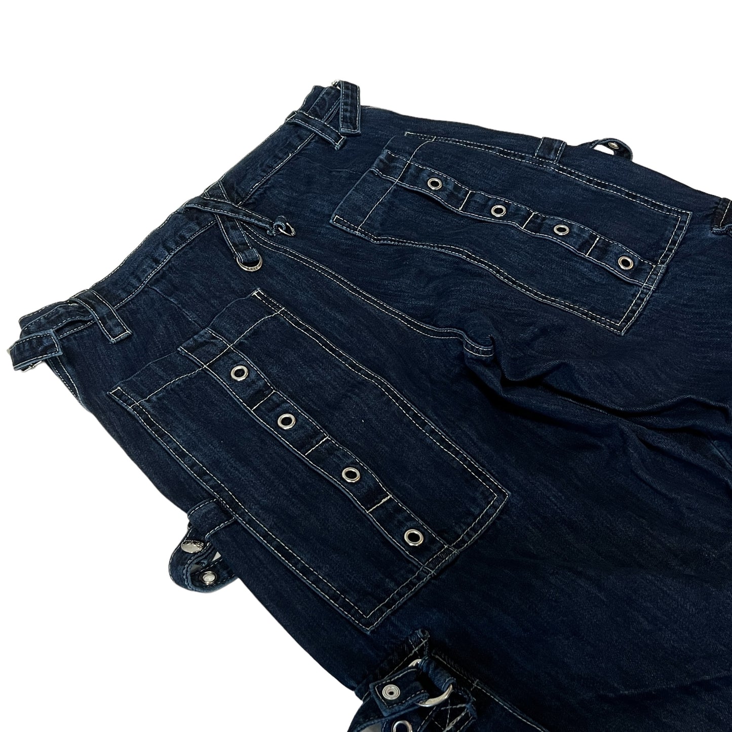 【TRIPP NYC】ワイドカーゴパンツ*DENIM STRAP PANT(JM7117M-DS)