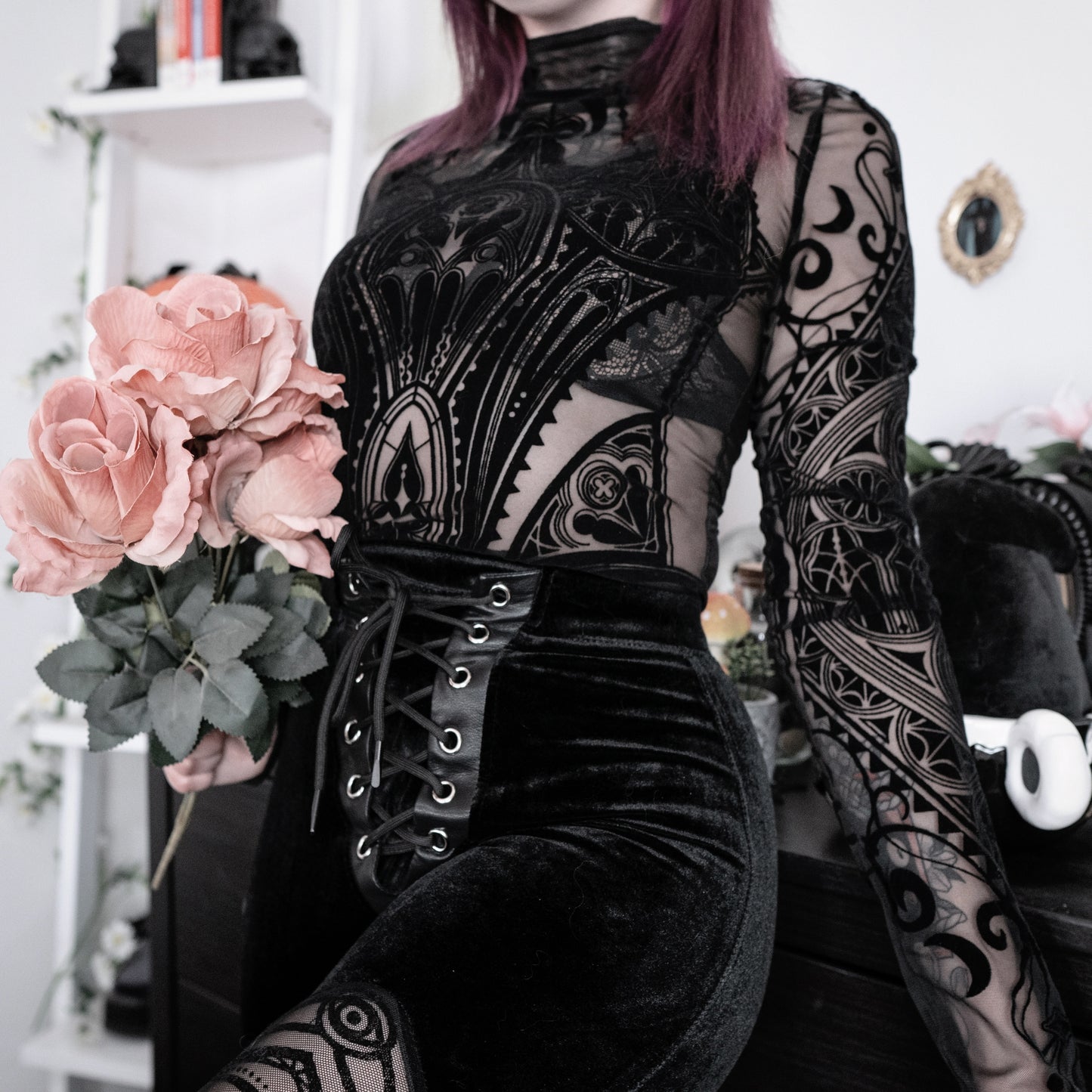 【RESTYLE】トップス*CATHEDRAL CORSET【取寄】