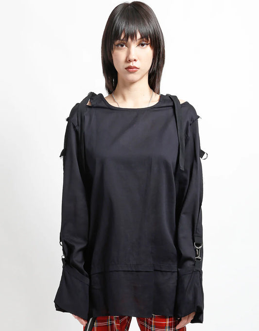【TRIPP NYC】モスリントップ*PUNK TOP BLACK(CP7156M)