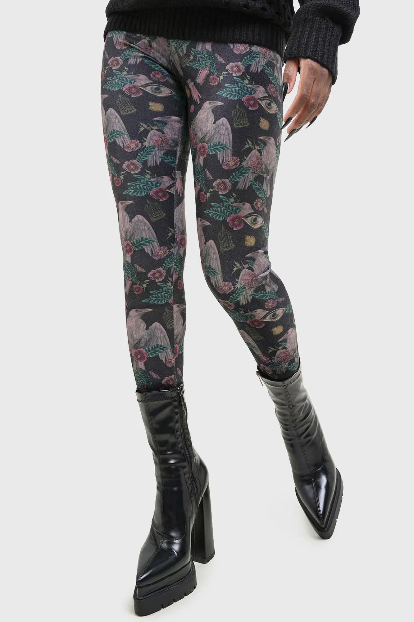 【KILL STAR】CORAX LEGGINGS*コラージュプリントレギンス