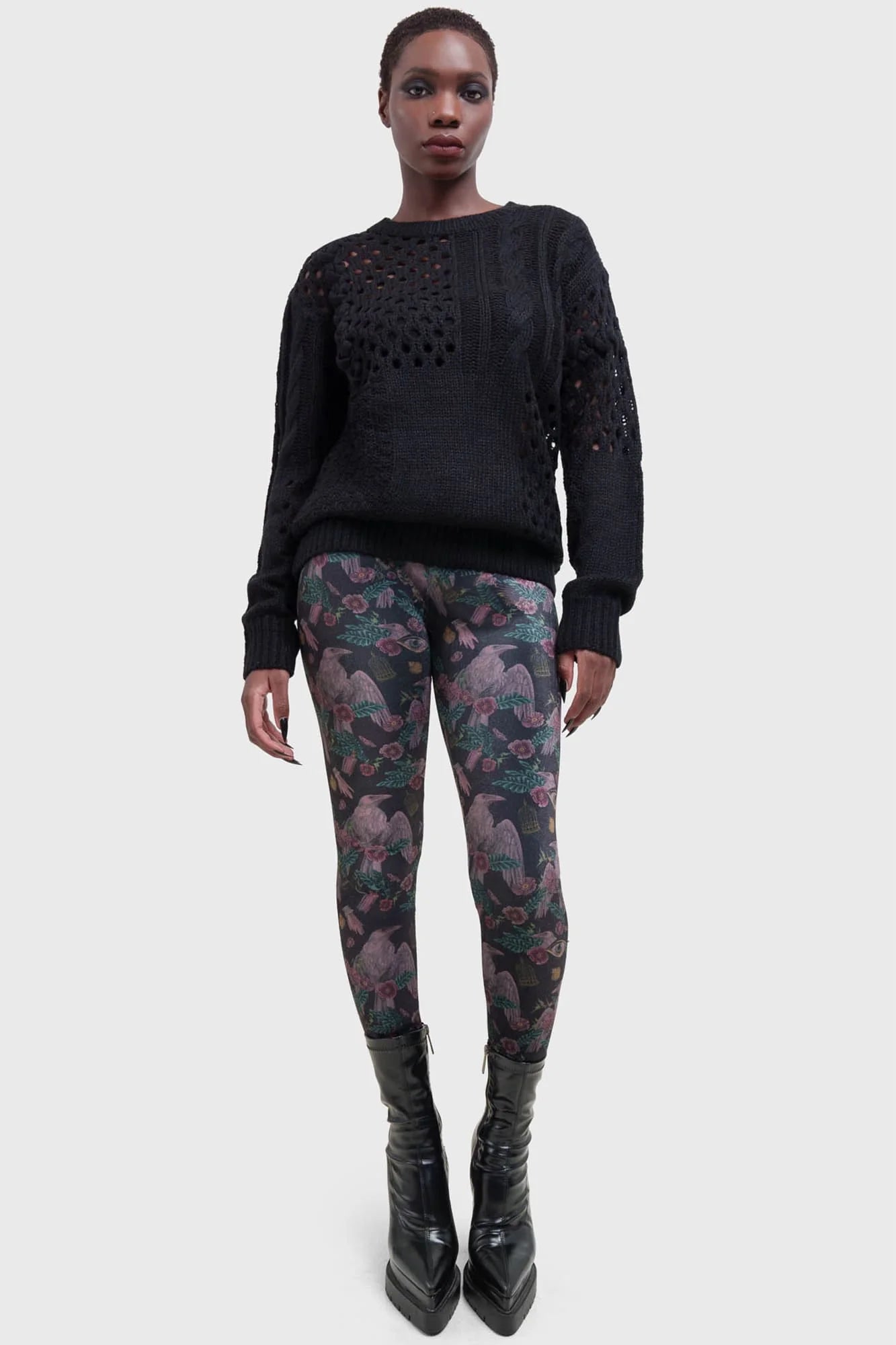 【KILL STAR】CORAX LEGGINGS*コラージュプリントレギンス