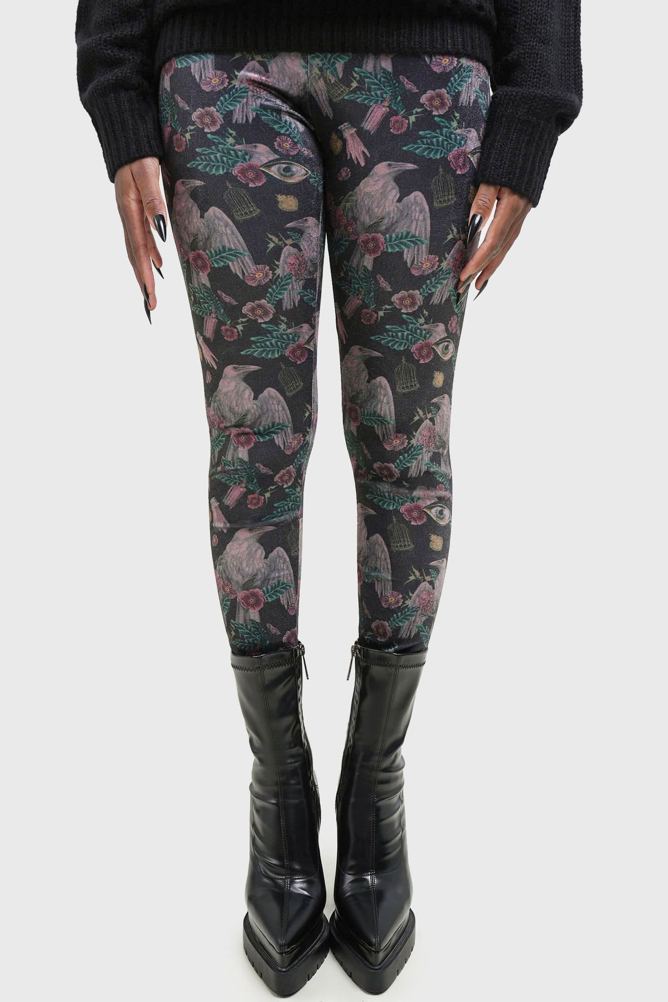 【KILL STAR】CORAX LEGGINGS*コラージュプリントレギンス