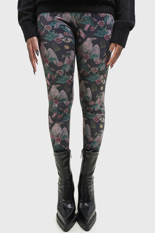【KILL STAR】CORAX LEGGINGS*コラージュプリントレギンス