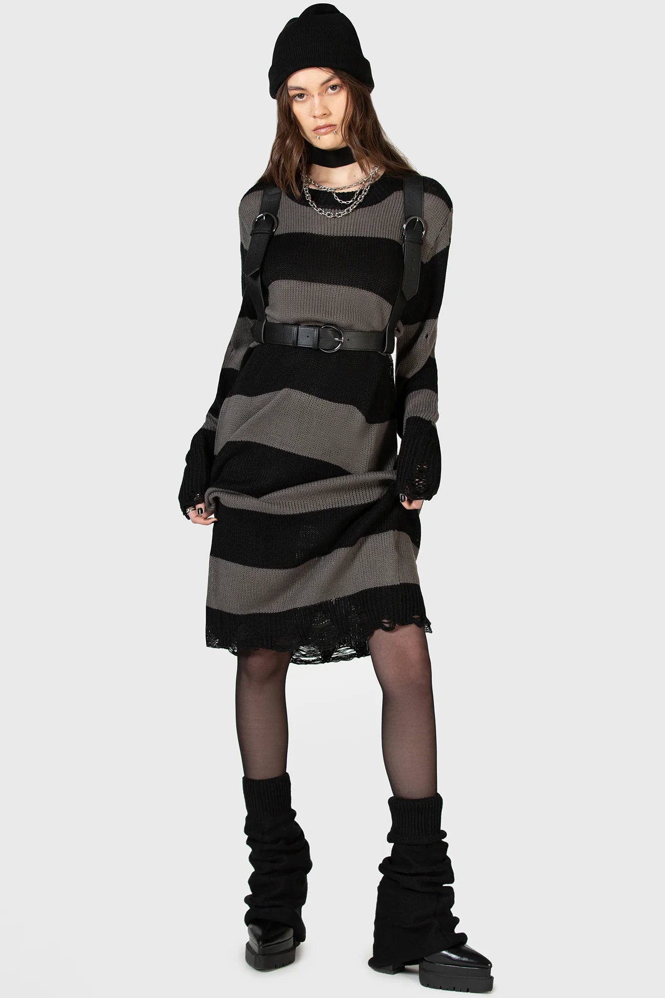【KILL STAR】Desolate Spirit Harness*フェイクレザーボディハーネス