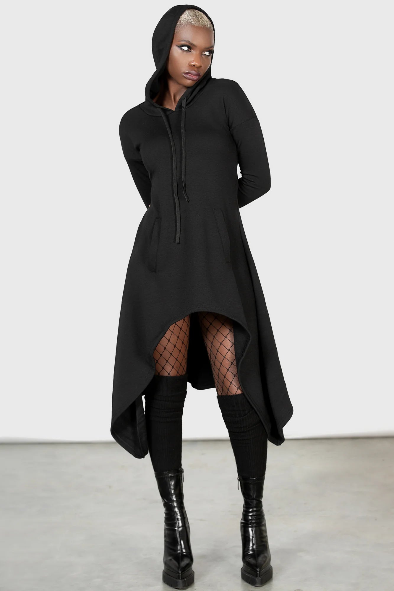 【KILL STAR】DUNGEONESS HOODIE*裏起毛ロングプルオーバーフーディー-SIZE:XXL