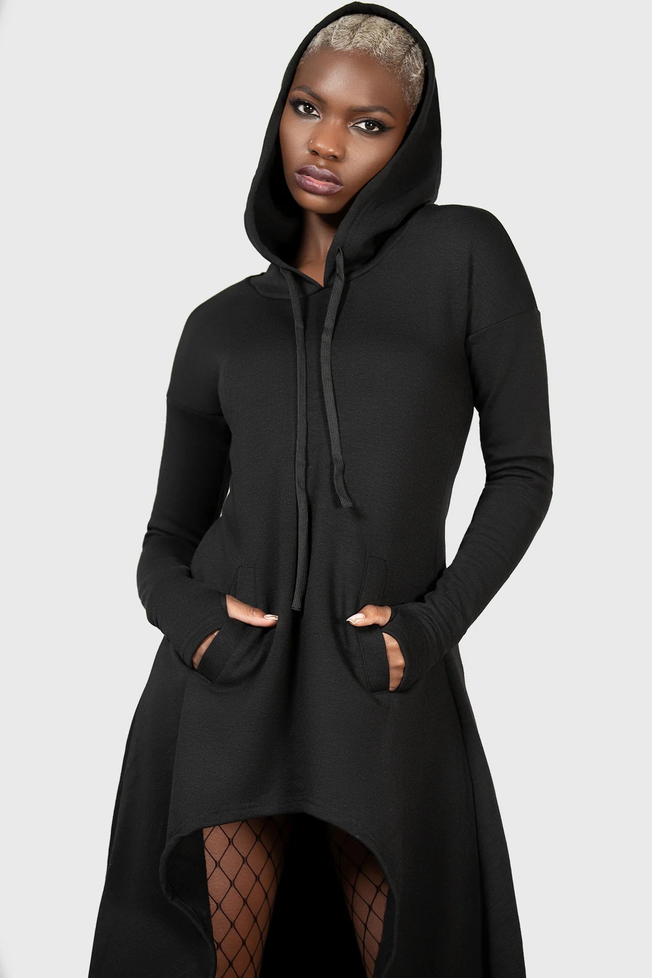 【KILL STAR】DUNGEONESS HOODIE*裏起毛ロングプルオーバーフーディー-SIZE:XXL