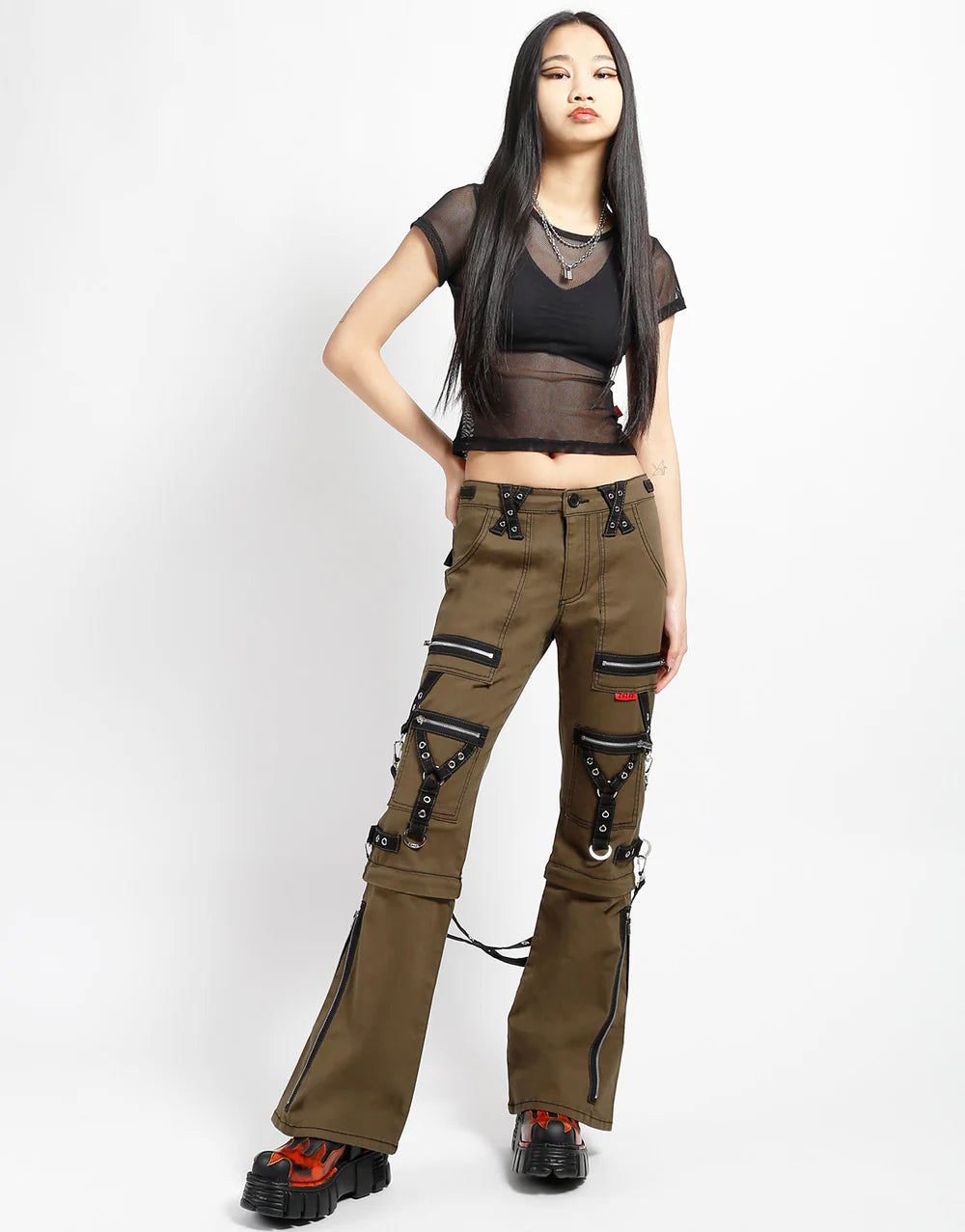【TRIPP NYC】半袖フィッシュネット*BABY TEE FISHNET(FN4562)