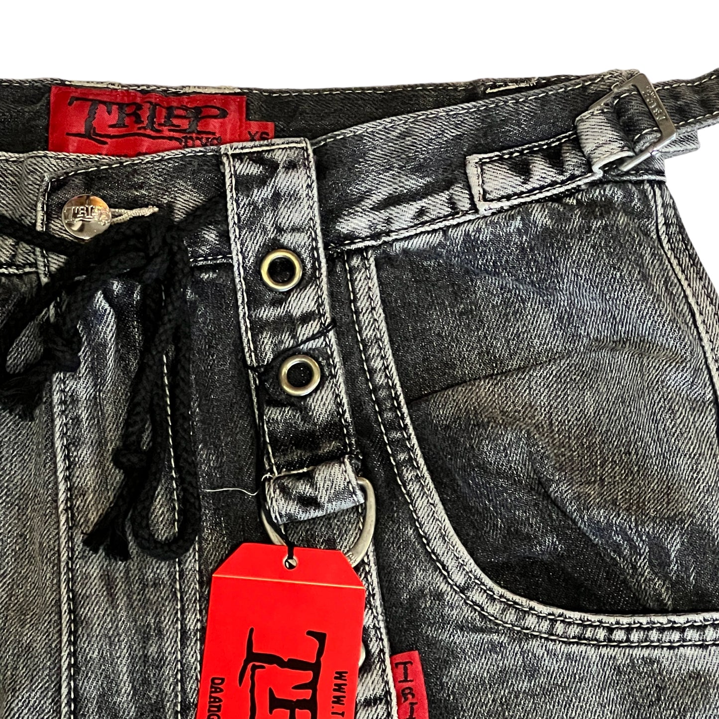 【TRIPP NYC】ワイドカーゴパンツ*DENIM FULL FORCE PANT FOG WASH(JM7155MB)
