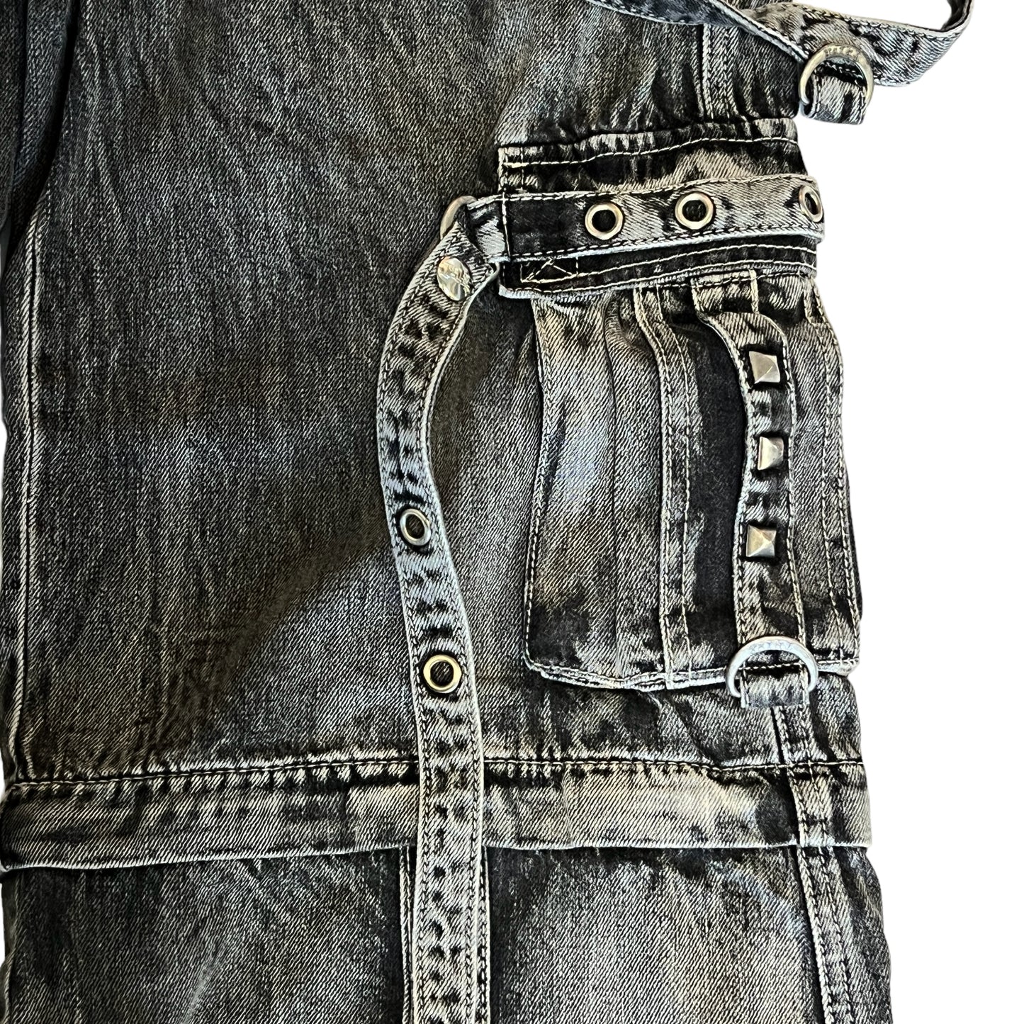 【TRIPP NYC】ワイドカーゴパンツ*DENIM FULL FORCE PANT FOG WASH(JM7155MB)