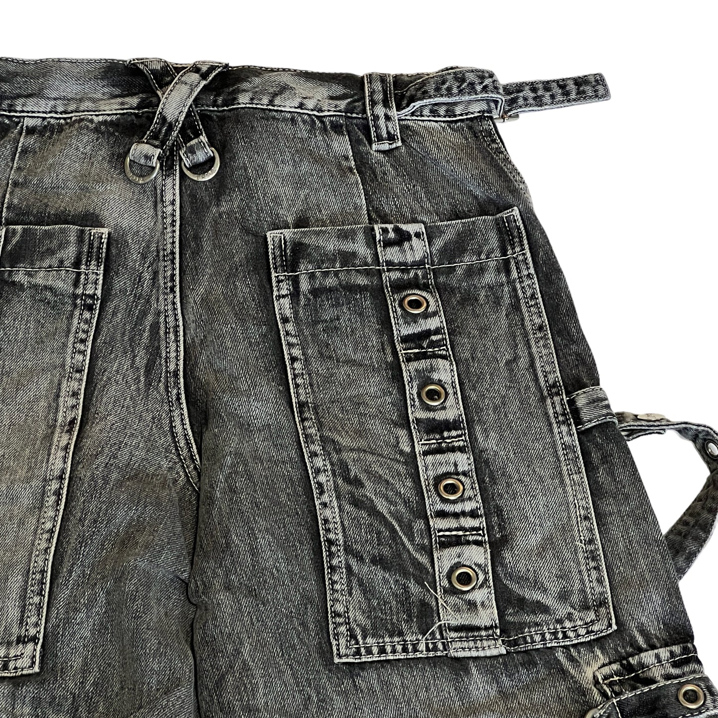 【TRIPP NYC】ワイドカーゴパンツ*DENIM FULL FORCE PANT FOG WASH(JM7155MB)