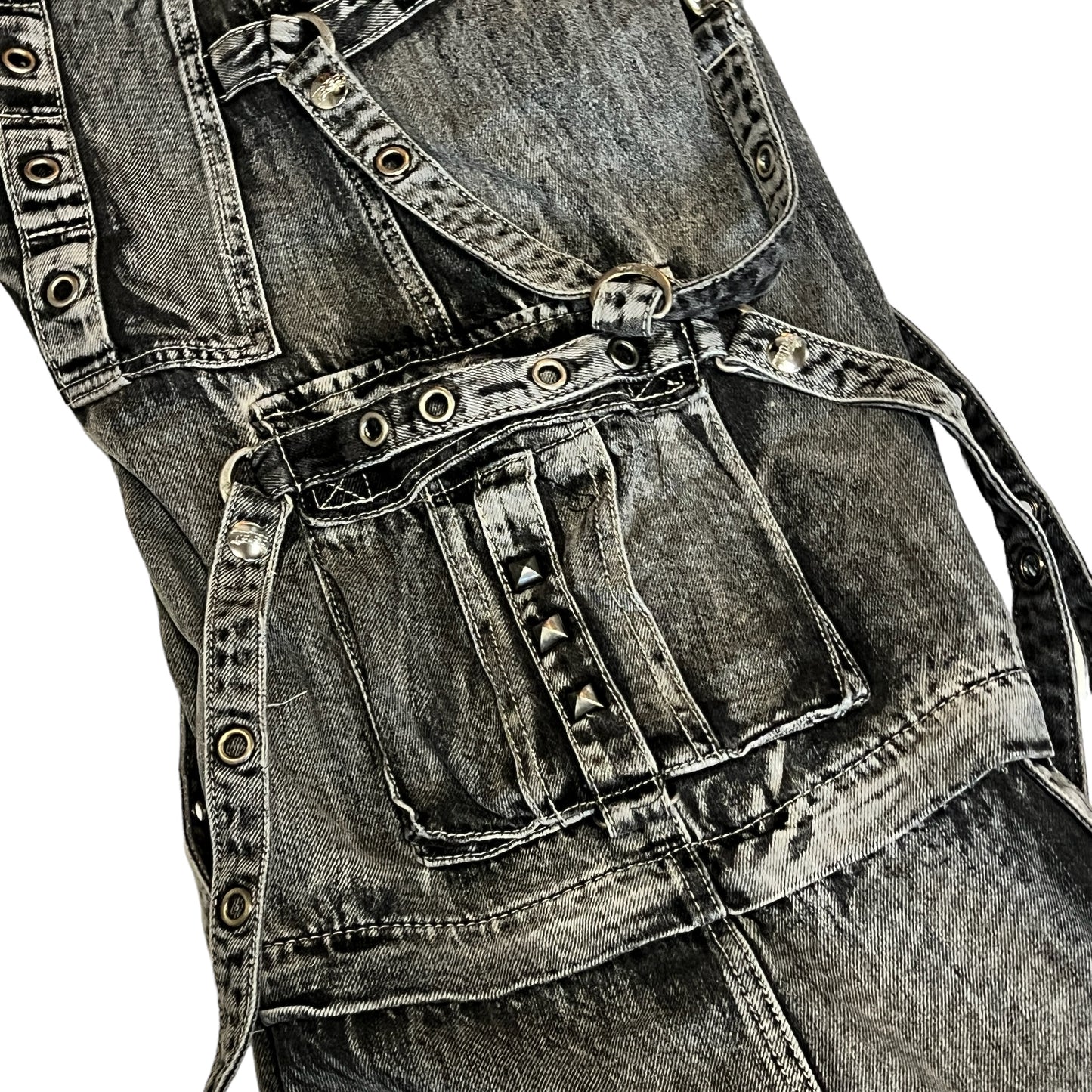 【TRIPP NYC】ワイドカーゴパンツ*DENIM FULL FORCE PANT FOG WASH(JM7155MB)