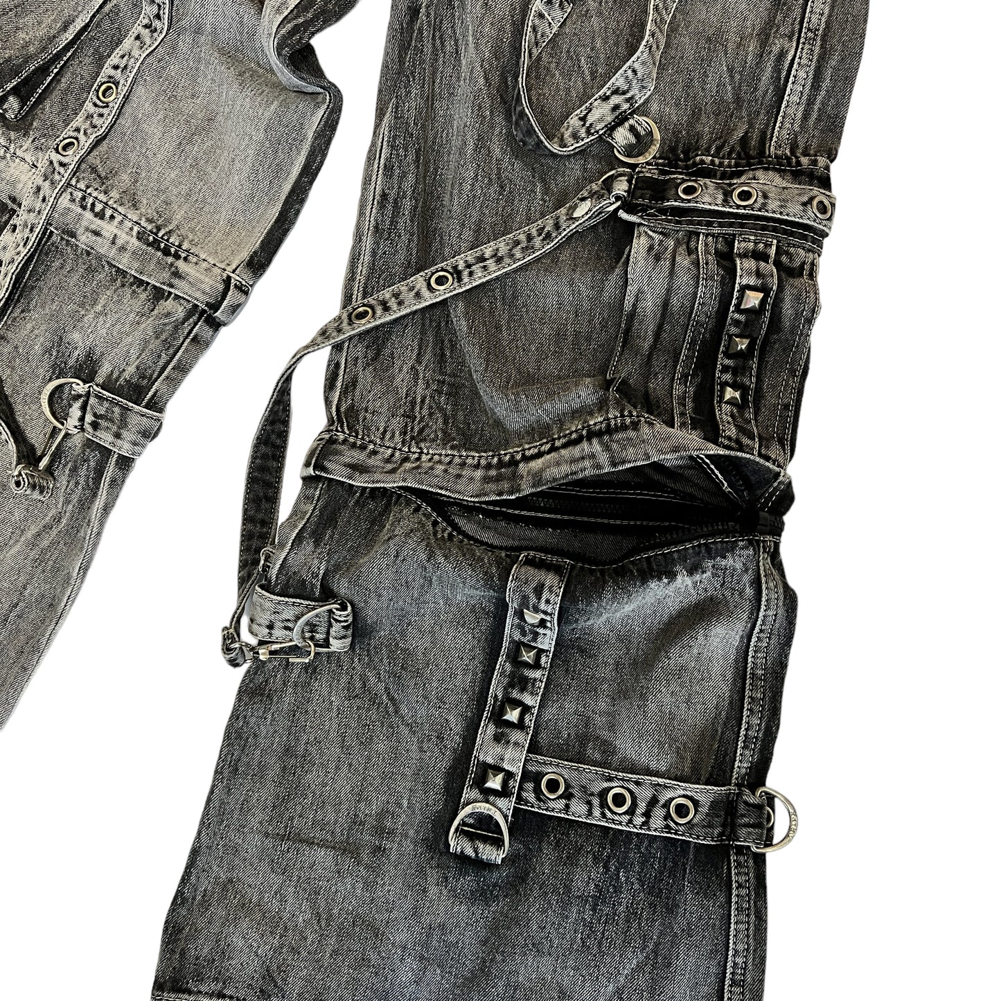 【TRIPP NYC】ワイドカーゴパンツ*DENIM FULL FORCE PANT FOG WASH(JM7155MB)