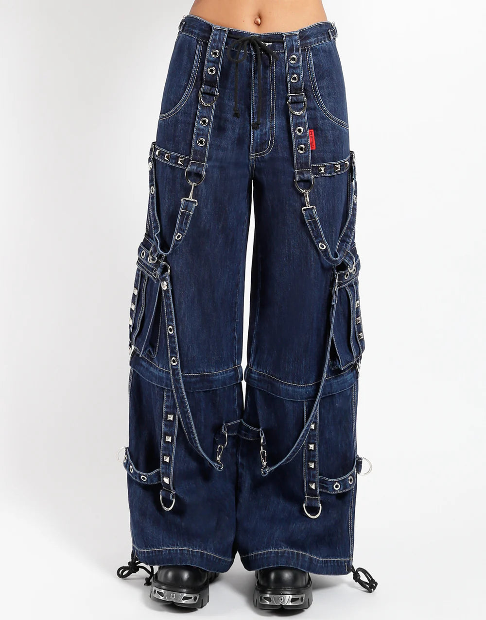 【TRIPP NYC】ワイドカーゴパンツ*DENIM STRAP PANT(JM7117M-DS)