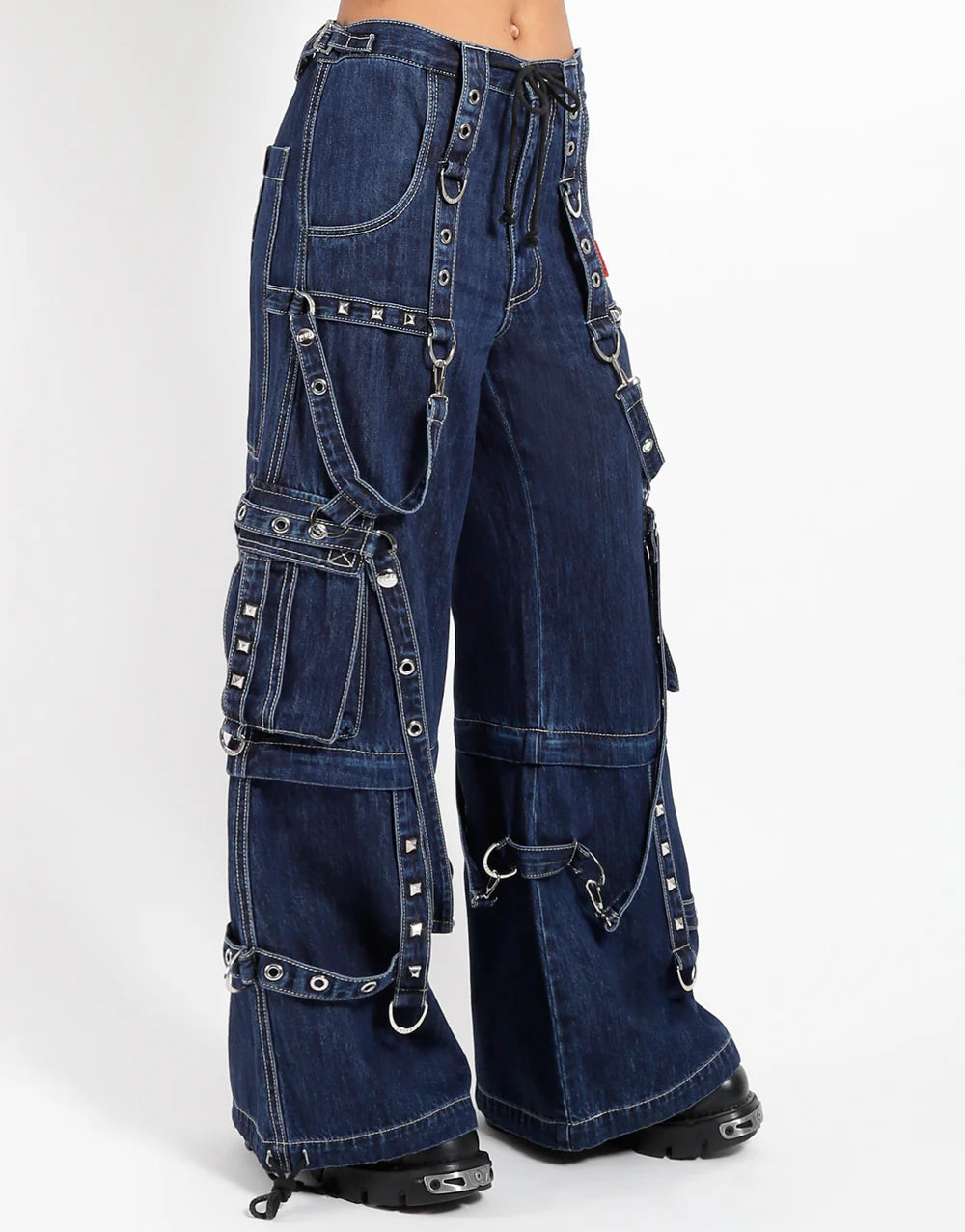 【TRIPP NYC】ワイドカーゴパンツ*DENIM STRAP PANT(JM7117M-DS)