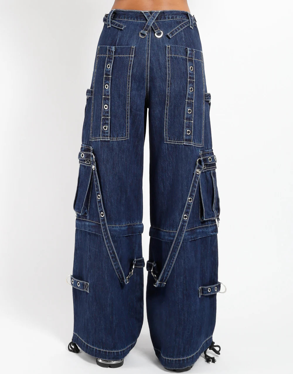 【TRIPP NYC】ワイドカーゴパンツ*DENIM STRAP PANT(JM7117M-DS)