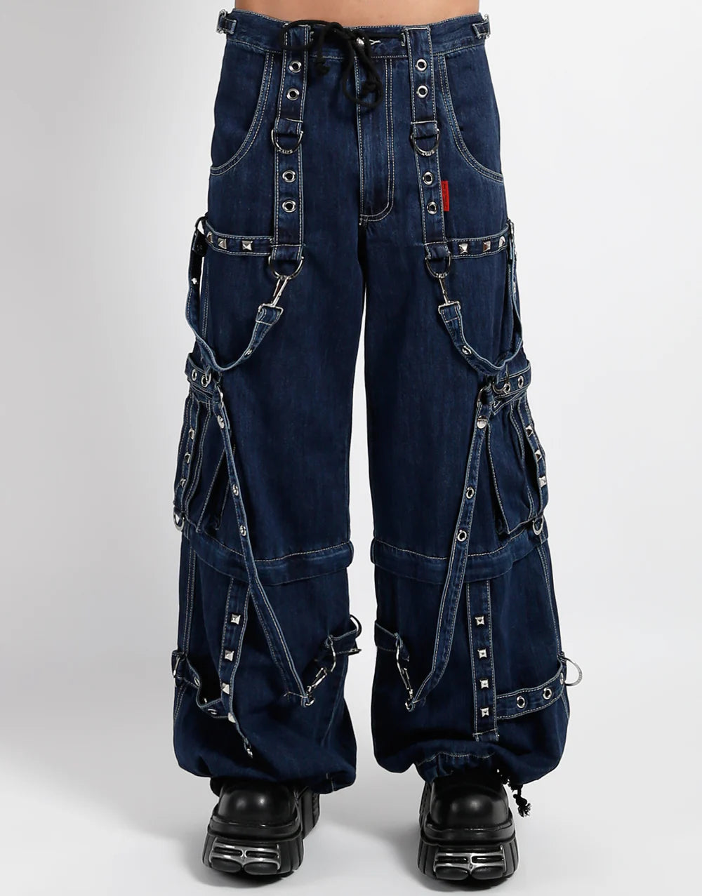 【TRIPP NYC】ワイドカーゴパンツ*DENIM STRAP PANT(JM7117M-DS)