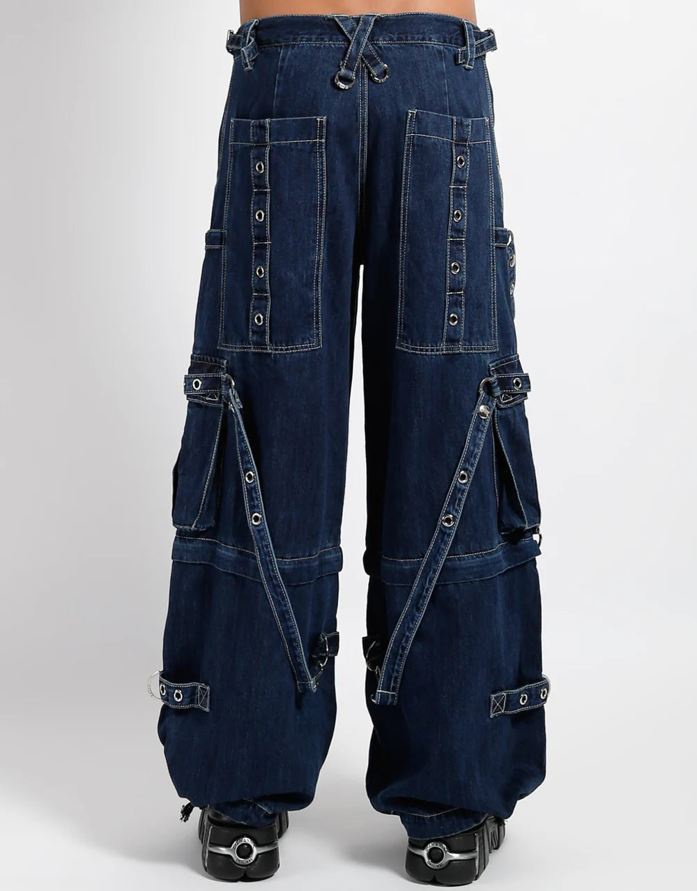【TRIPP NYC】ワイドカーゴパンツ*DENIM STRAP PANT(JM7117M-DS)