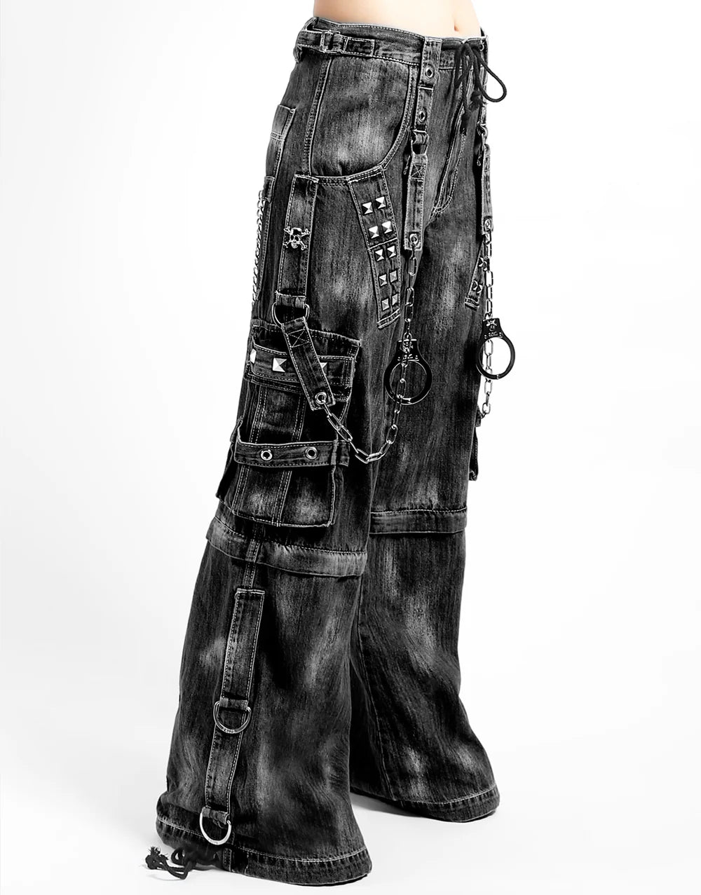 【TRIPP NYC】ワイドカーゴパンツ*LOCK UP DENIM PANT STORM WASH(JM7152M)