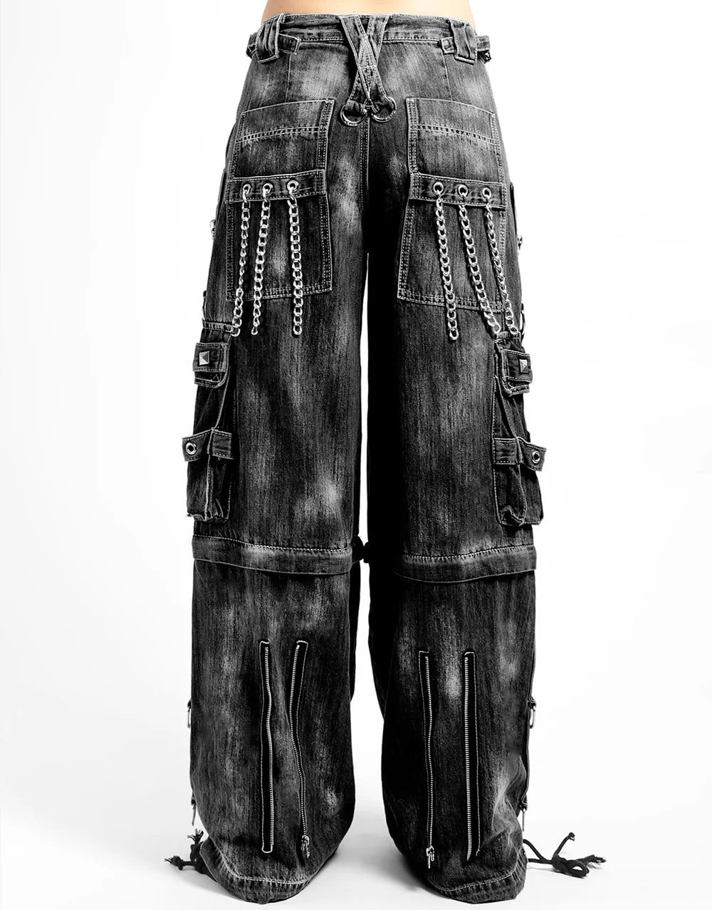 【TRIPP NYC】ワイドカーゴパンツ*LOCK UP DENIM PANT STORM WASH(JM7152M)