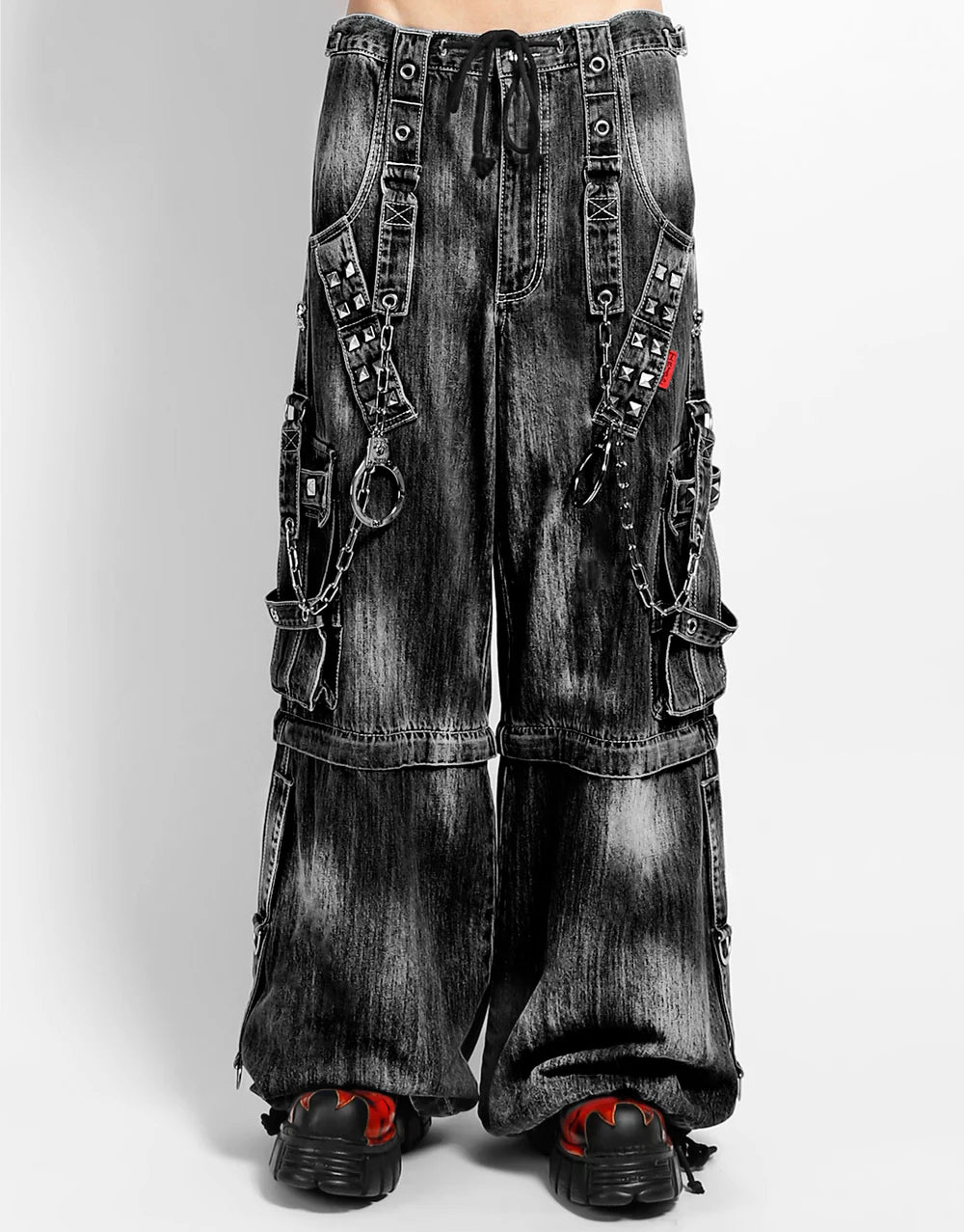 【TRIPP NYC】ワイドカーゴパンツ*LOCK UP DENIM PANT STORM WASH(JM7152M)