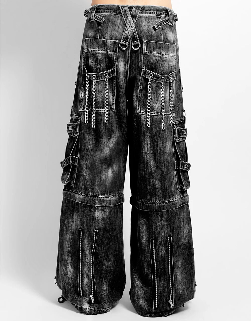 【TRIPP NYC】ワイドカーゴパンツ*LOCK UP DENIM PANT STORM WASH(JM7152M)