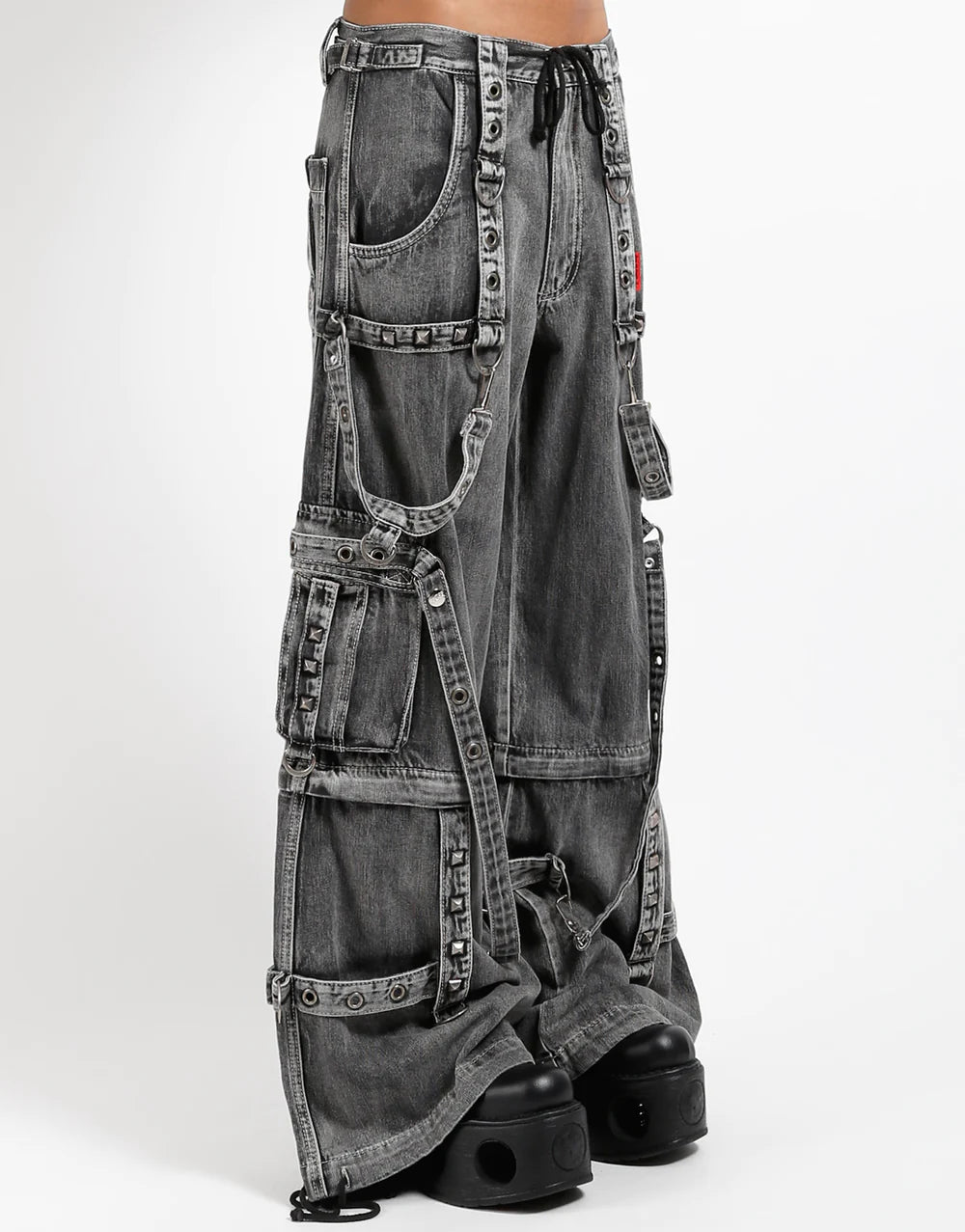 【TRIPP NYC】ワイドカーゴパンツ*DENIM FULL FORCE PANT FOG WASH(JM7155MB)