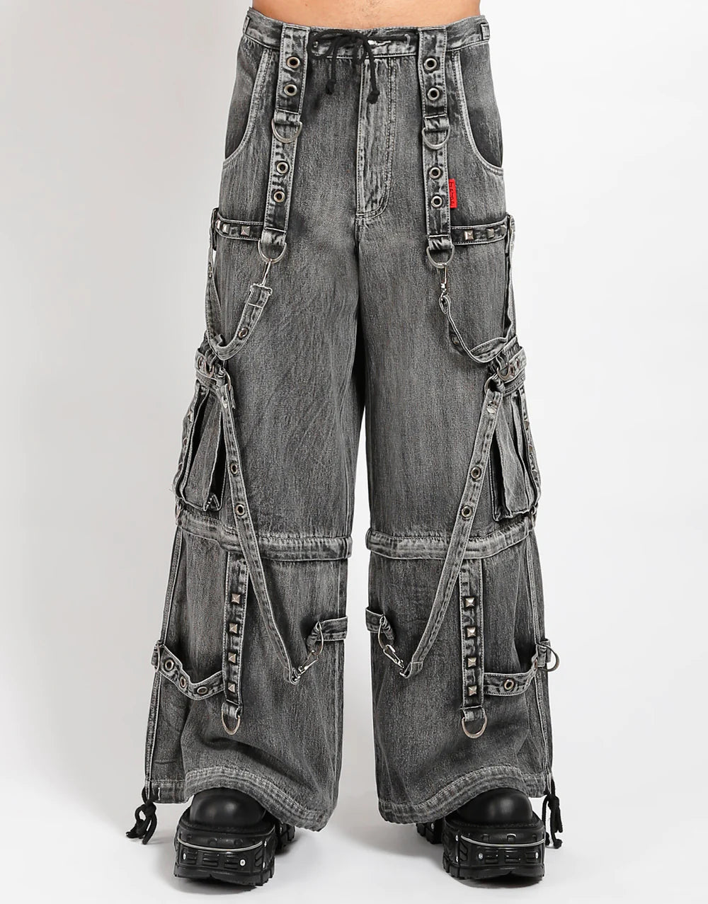 【TRIPP NYC】ワイドカーゴパンツ*DENIM FULL FORCE PANT FOG WASH(JM7155MB)