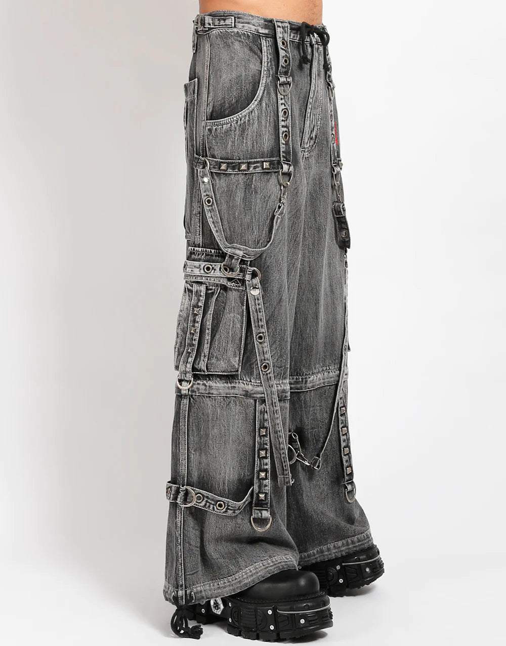 【TRIPP NYC】ワイドカーゴパンツ*DENIM FULL FORCE PANT FOG WASH(JM7155MB)
