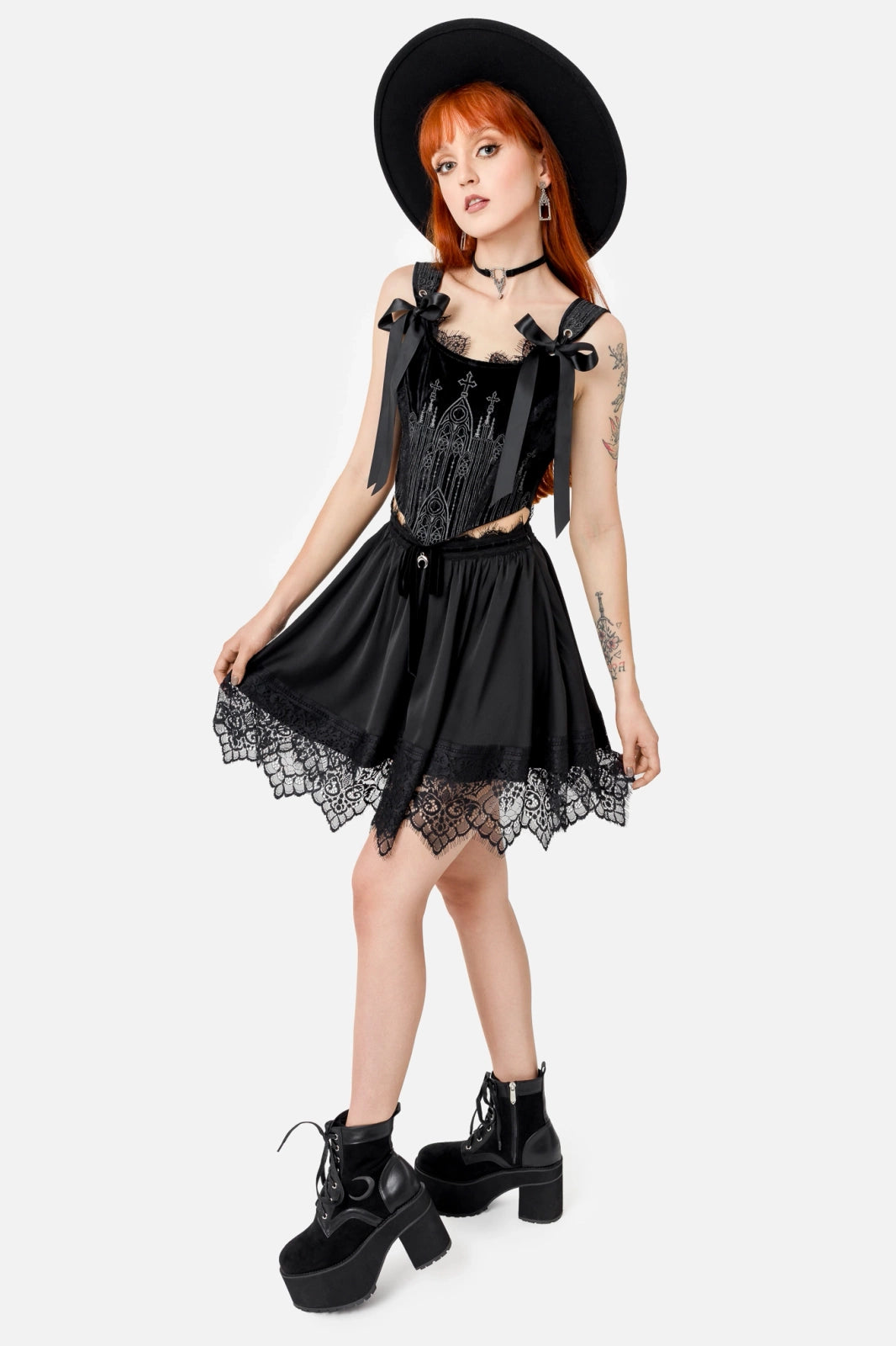 【RESTYLE】スカート*LOST IN MAGIC MINI SKIRT