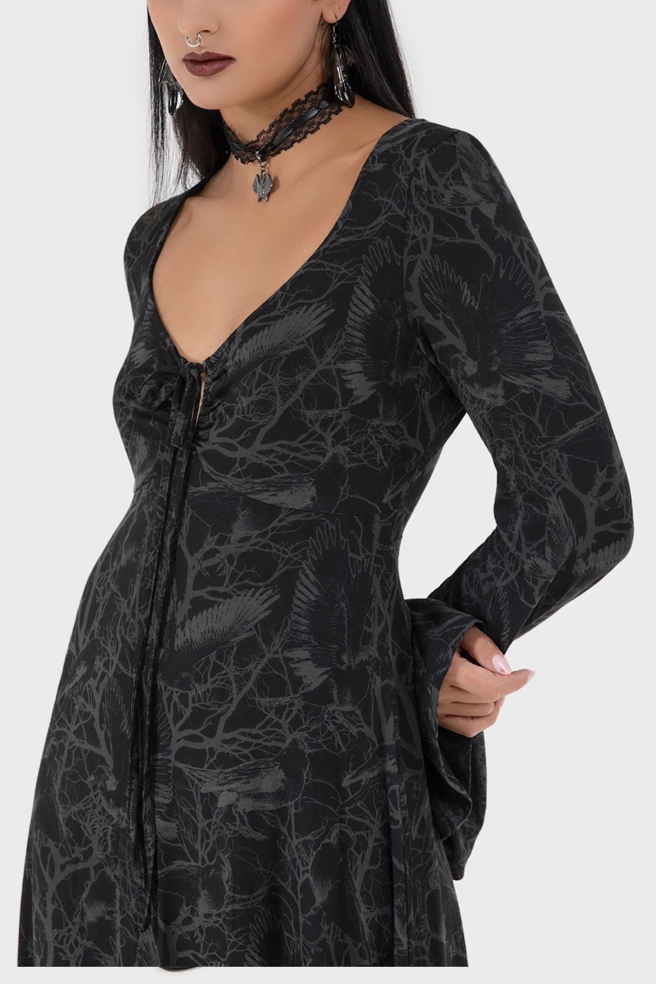 【KILL STAR】Raven Shade Dress*レイヴンマキシドレス