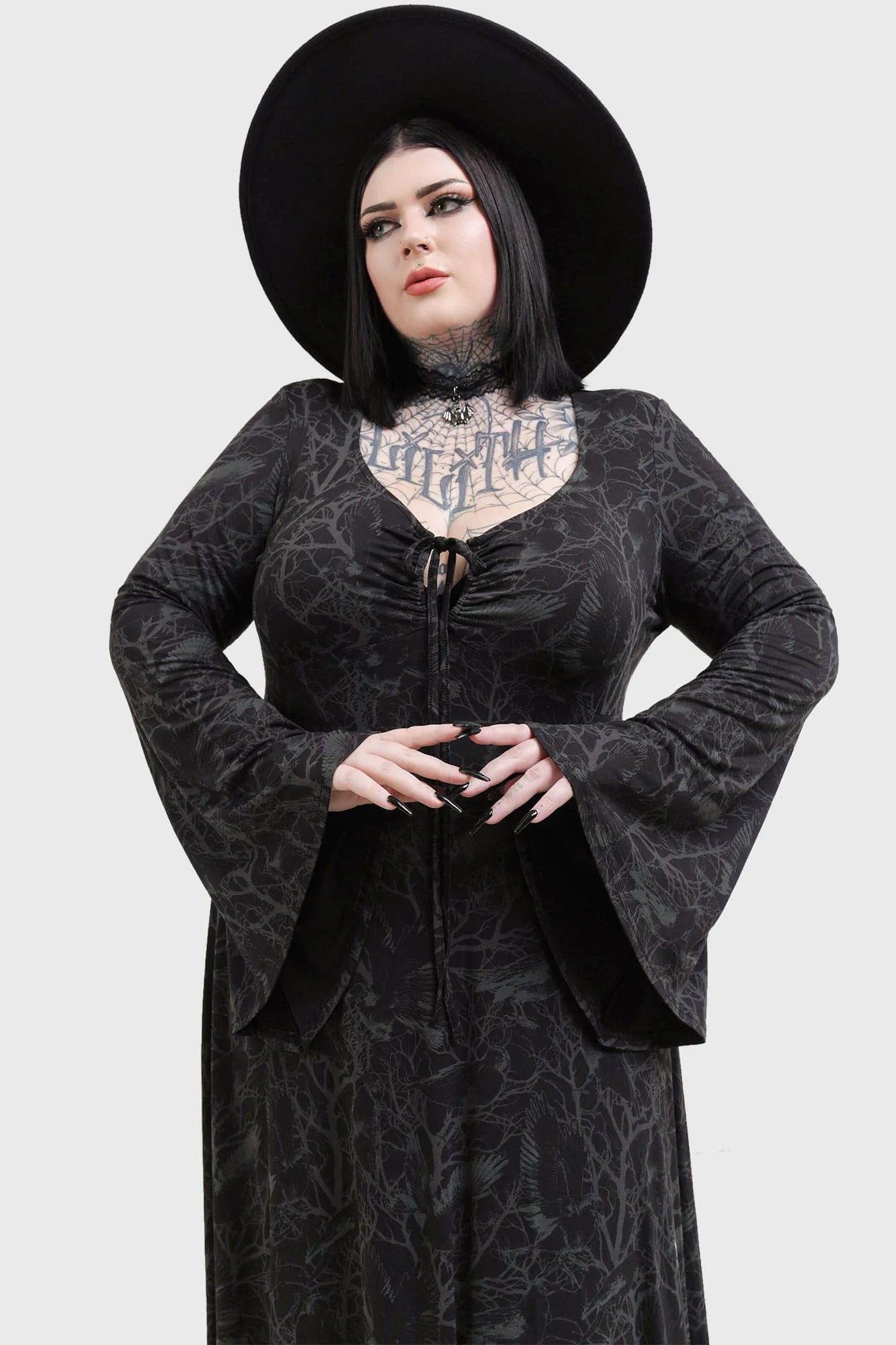 【KILL STAR】Raven Shade Dress*レイヴンマキシドレス