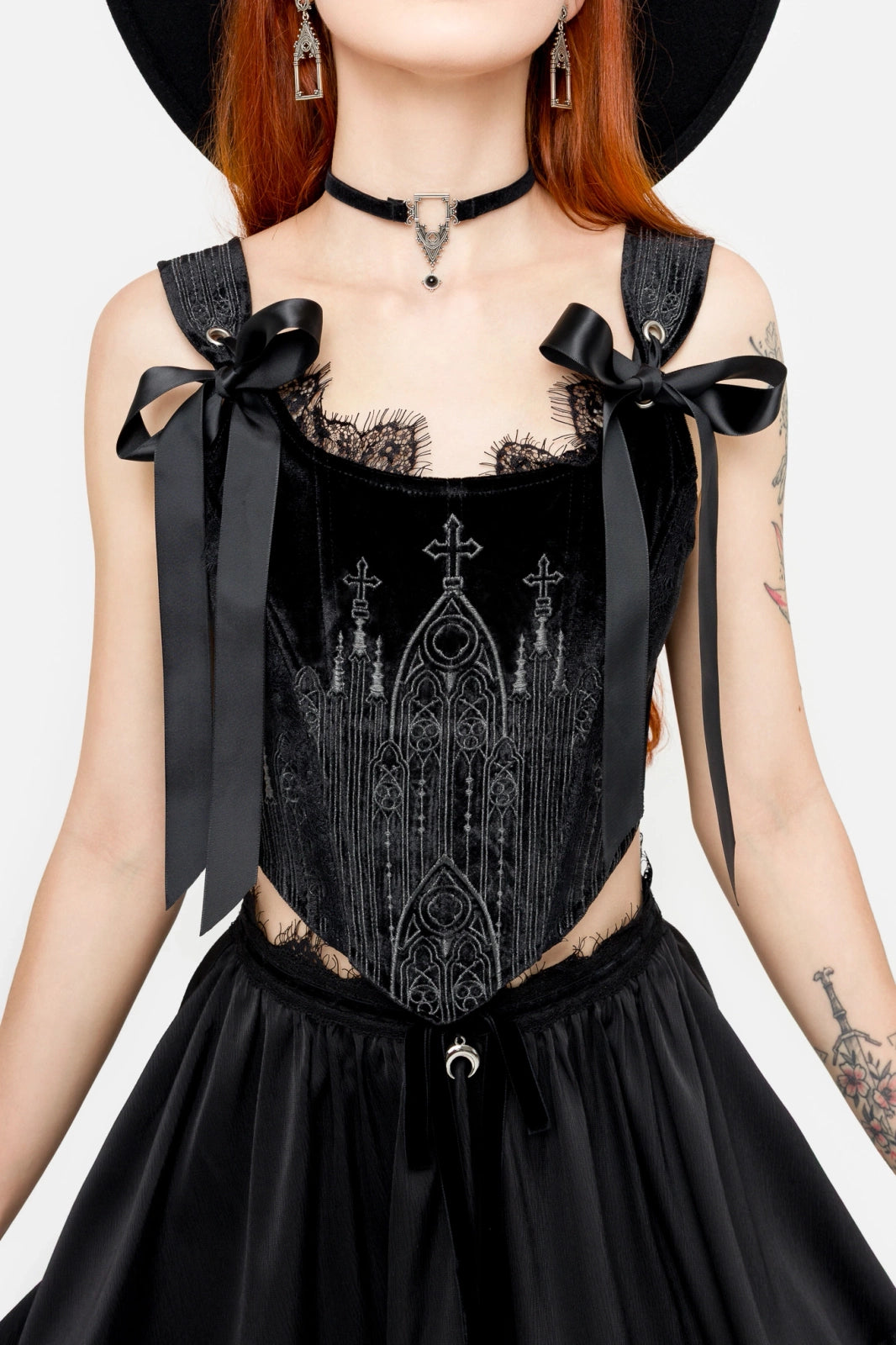 【RESTYLE】トップス*SACRED RITUALS CORSET TOP【取寄】