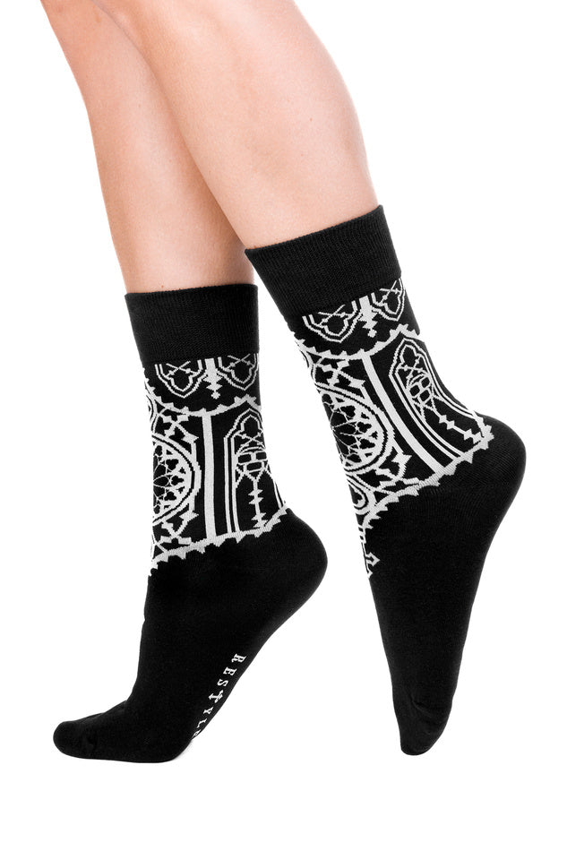 【RESTYLE】ソックス*SACRUM JACQUARD SOCKS