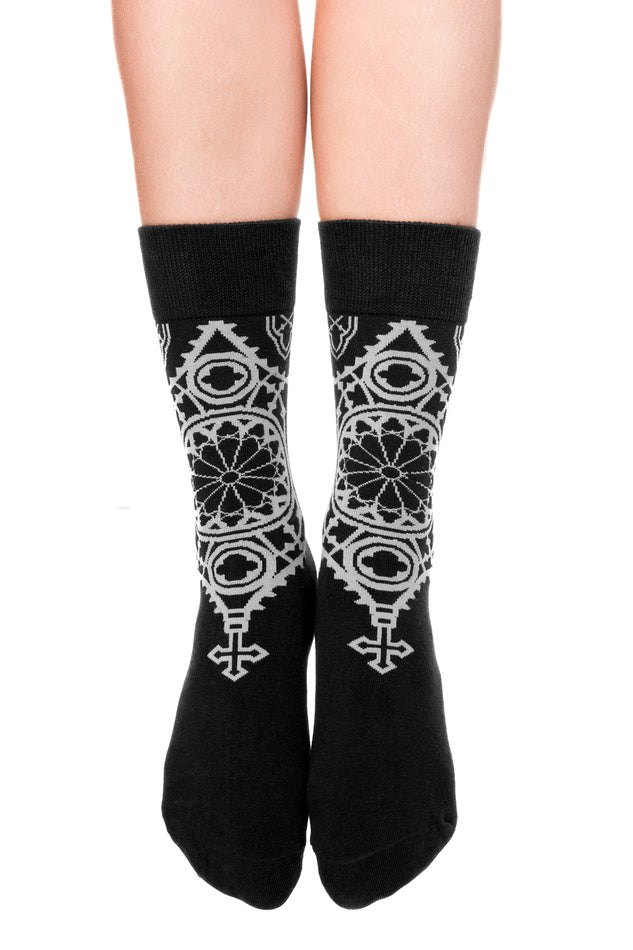 【RESTYLE】ソックス*SACRUM JACQUARD SOCKS