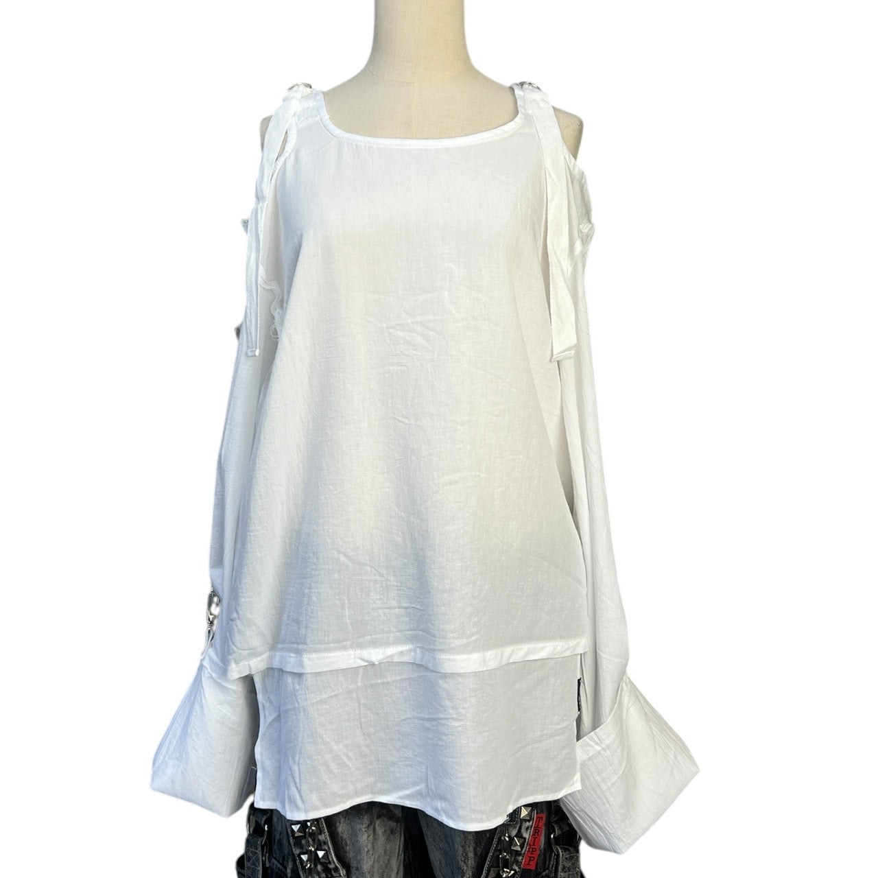 【TRIPP NYC】モスリントップ*PUNK TOP WHITE(CP7156M)