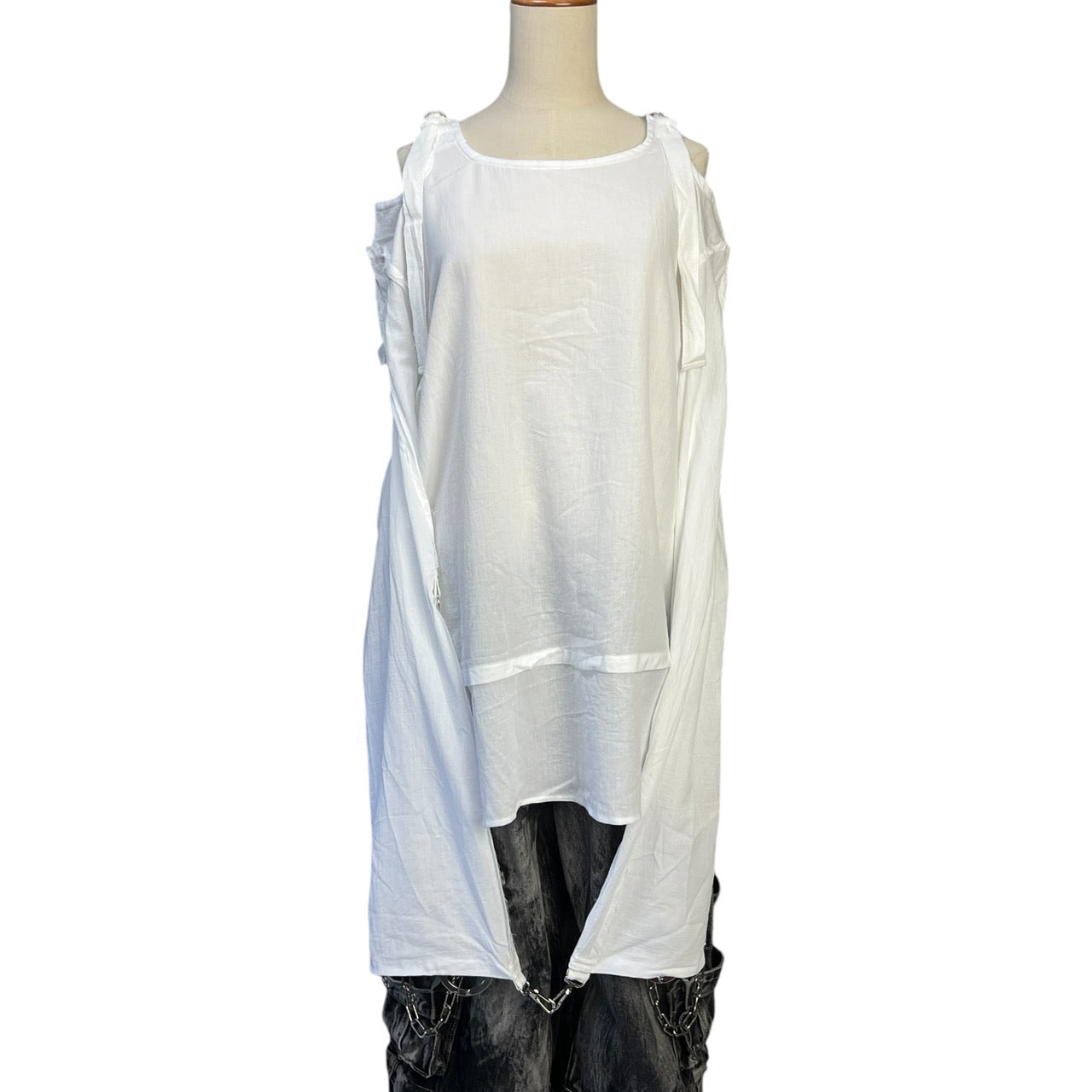 【TRIPP NYC】モスリントップ*PUNK TOP WHITE(CP7156M)