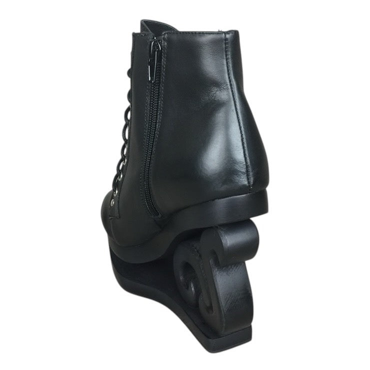 【JEFFREY CAMPBELL】スケートヒールレースアップブーツ*FJF3932