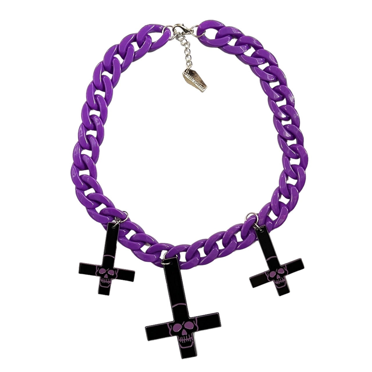 inverted cross chain necklace