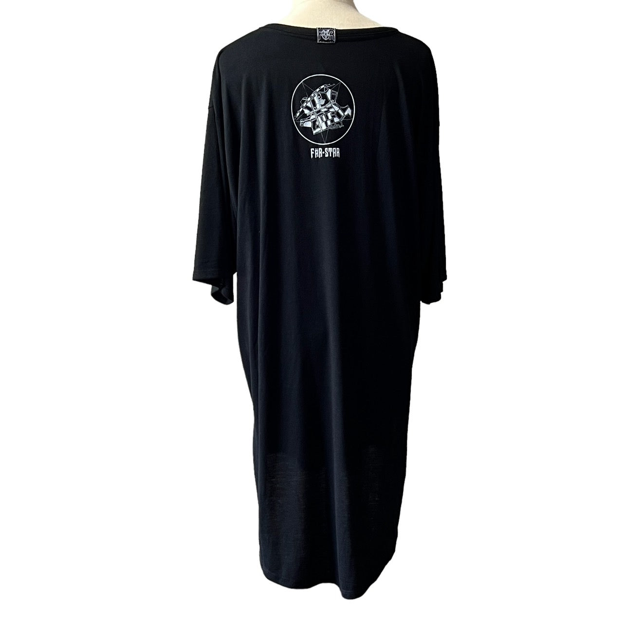 【FAR STAR】BIG フィッシュテイルTシャツ(クロススカル)