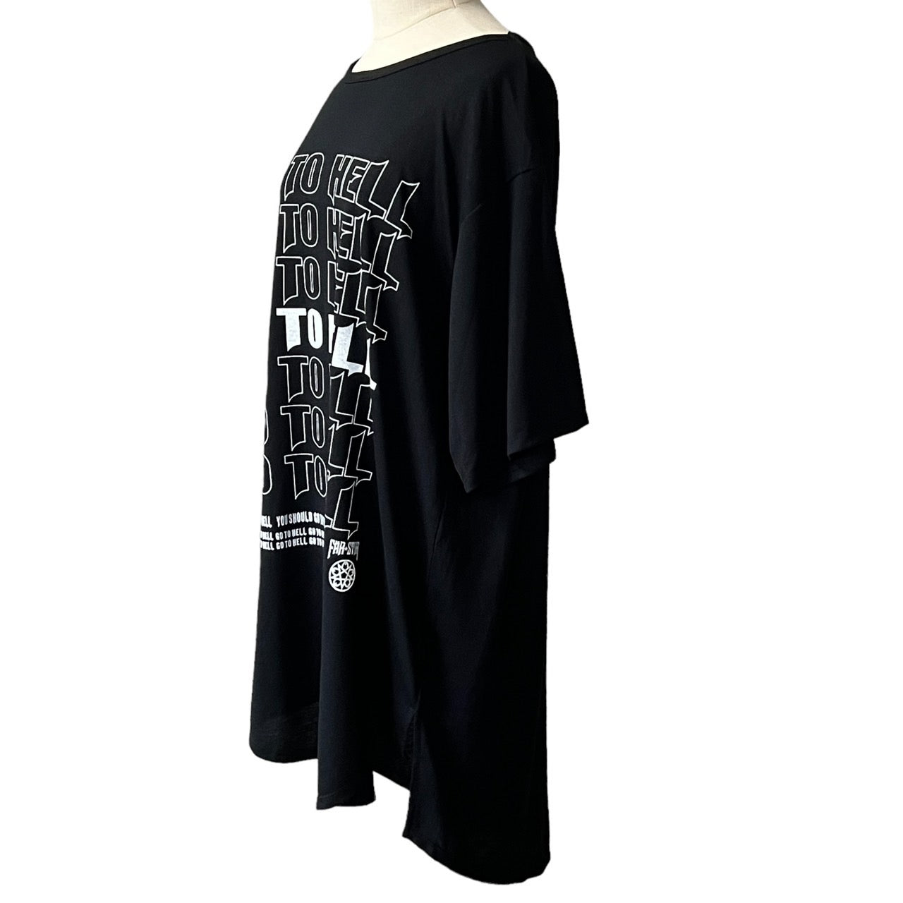 【FAR STAR】BIG フィッシュテイルTシャツ(GO TO HELL)