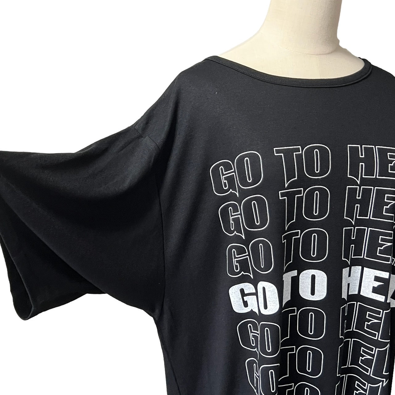 【FAR STAR】BIG フィッシュテイルTシャツ(GO TO HELL)