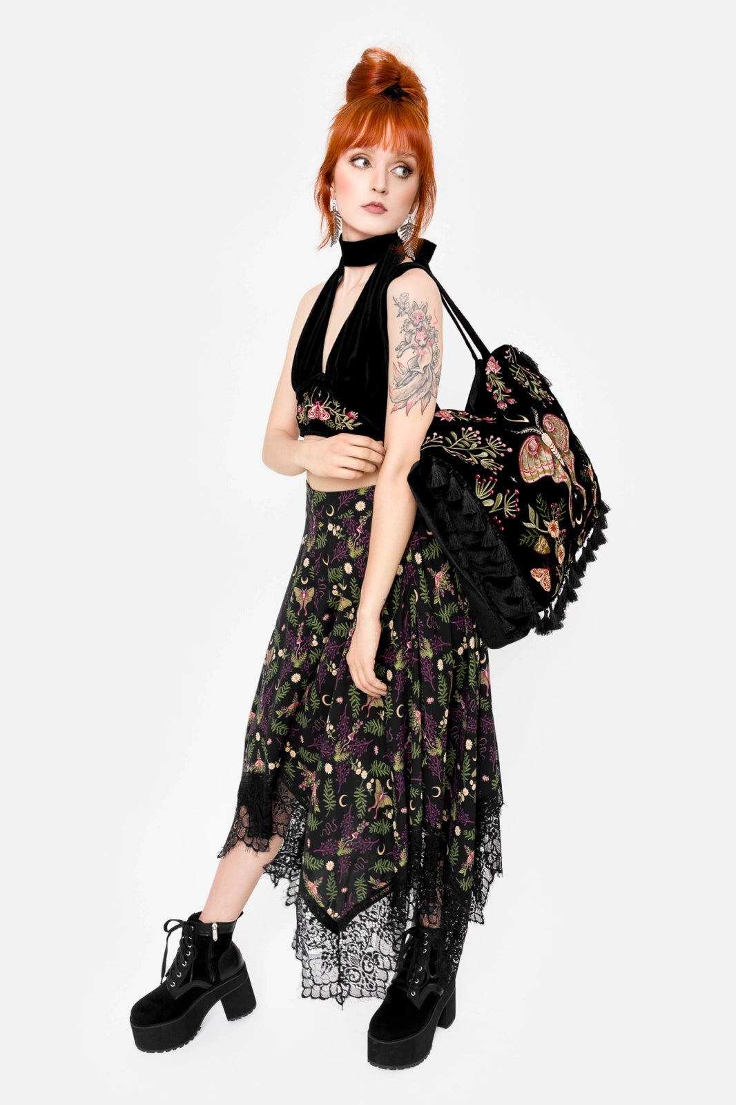 【RESTYLE】バッグ*WILDERWOOD VELVET BAG【取寄】