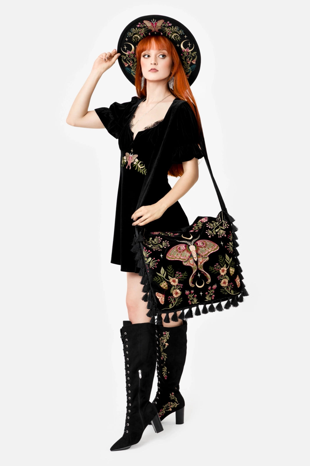 【RESTYLE】バッグ*WILDERWOOD VELVET BAG【取寄】