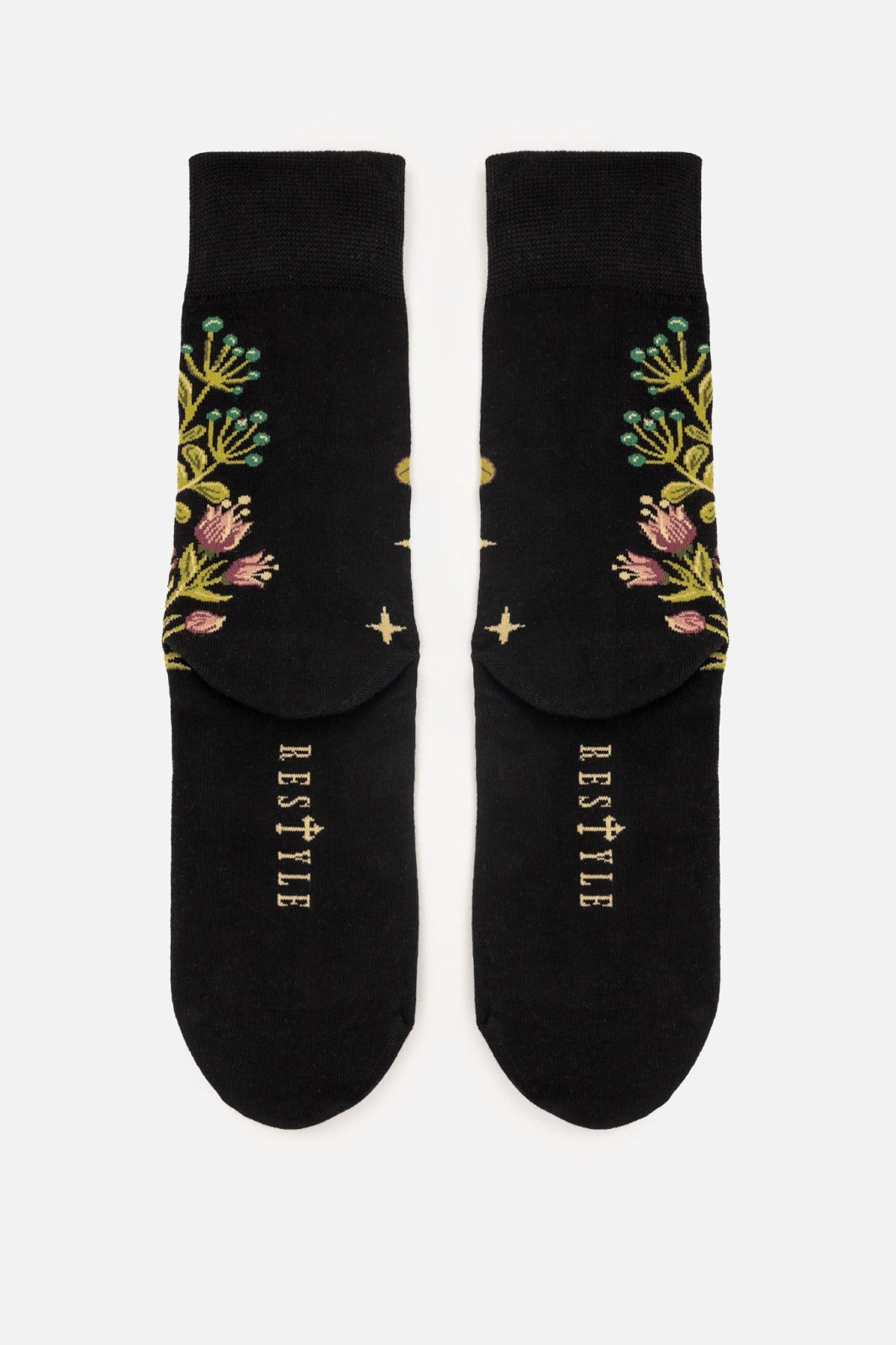 【RESTYLE】ソックス*WILD GARDENS JACQUARD SOCKS