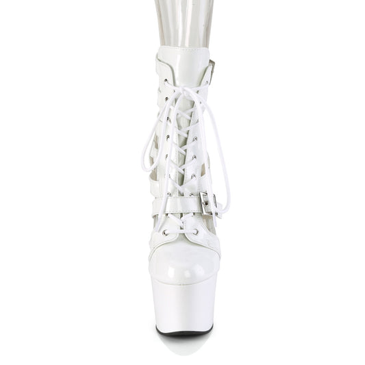 【PLEASER】ADORE-1013MST シューズ Wht Pat/Wht【取寄】