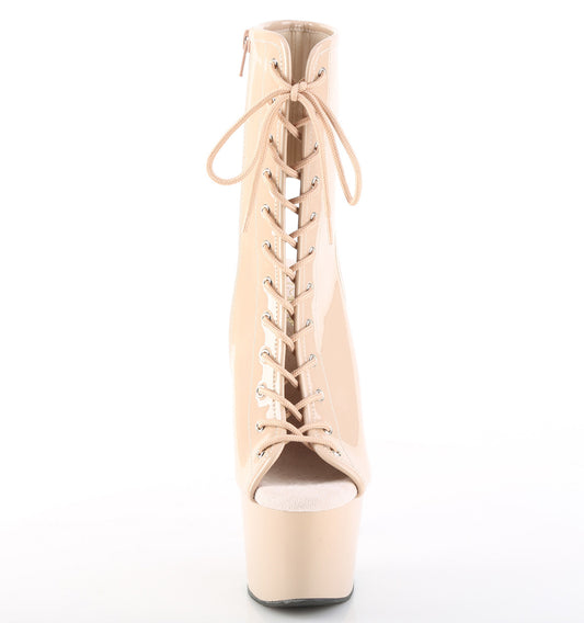 【PLEASER】ADORE-1016 プラットフォームシューズ Nude Pat/Nude【取寄】