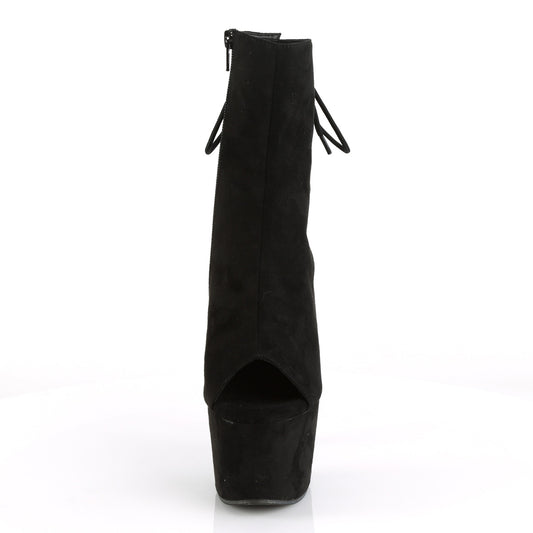 【PLEASER】ADORE-1018FS シューズ Blk Faux Suede/Blk Suede【取寄】